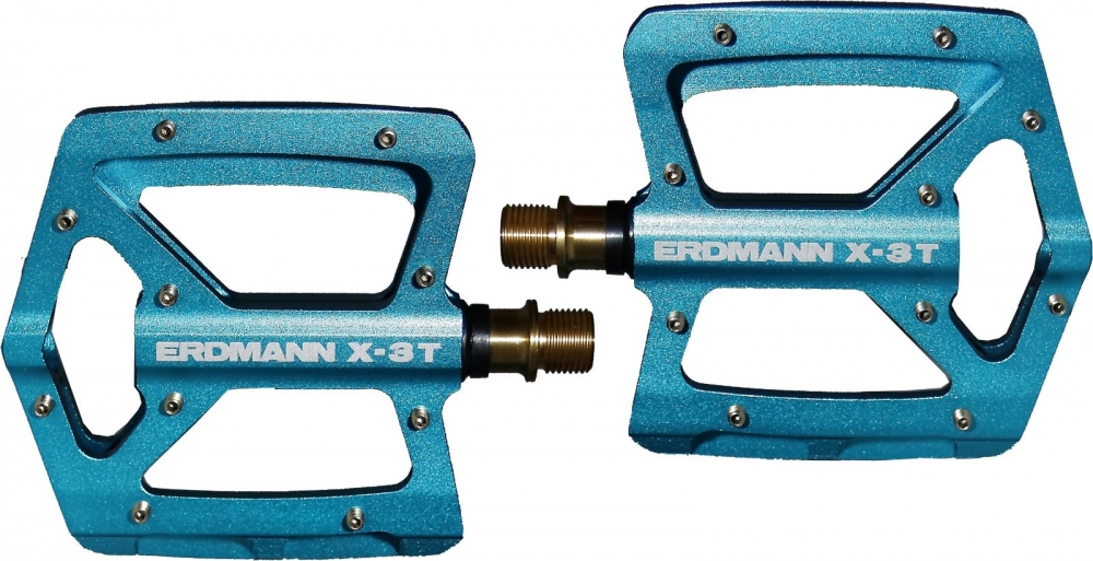 Pedale Erdmann X-3 T eloxiert mit Titanspindel verschiedene