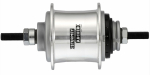 Sturmey Archer 2 Gang Automatic A2K Getriebebnabe silber 36 Loch Freilauf 135 mm