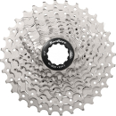 11 fach Kassette Sunrace CS-RS3 Road 11 bis 32 Zähne silber mit schwarzen Lockring